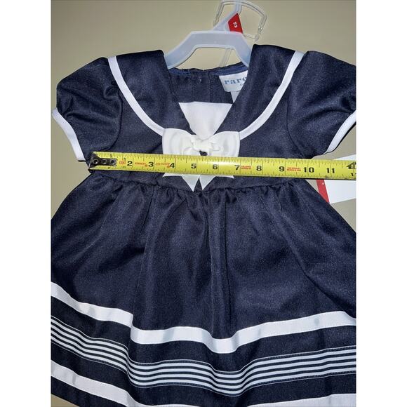 Rare Editions Girls Dress With Shorts 2-Piece Set Navy 18M - Picture 10 of 10